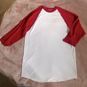 3 AVAILABLE! Soffe baseball tee- 3/4 length